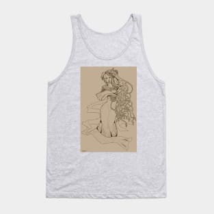 Art Nouveau Lady Tank Top